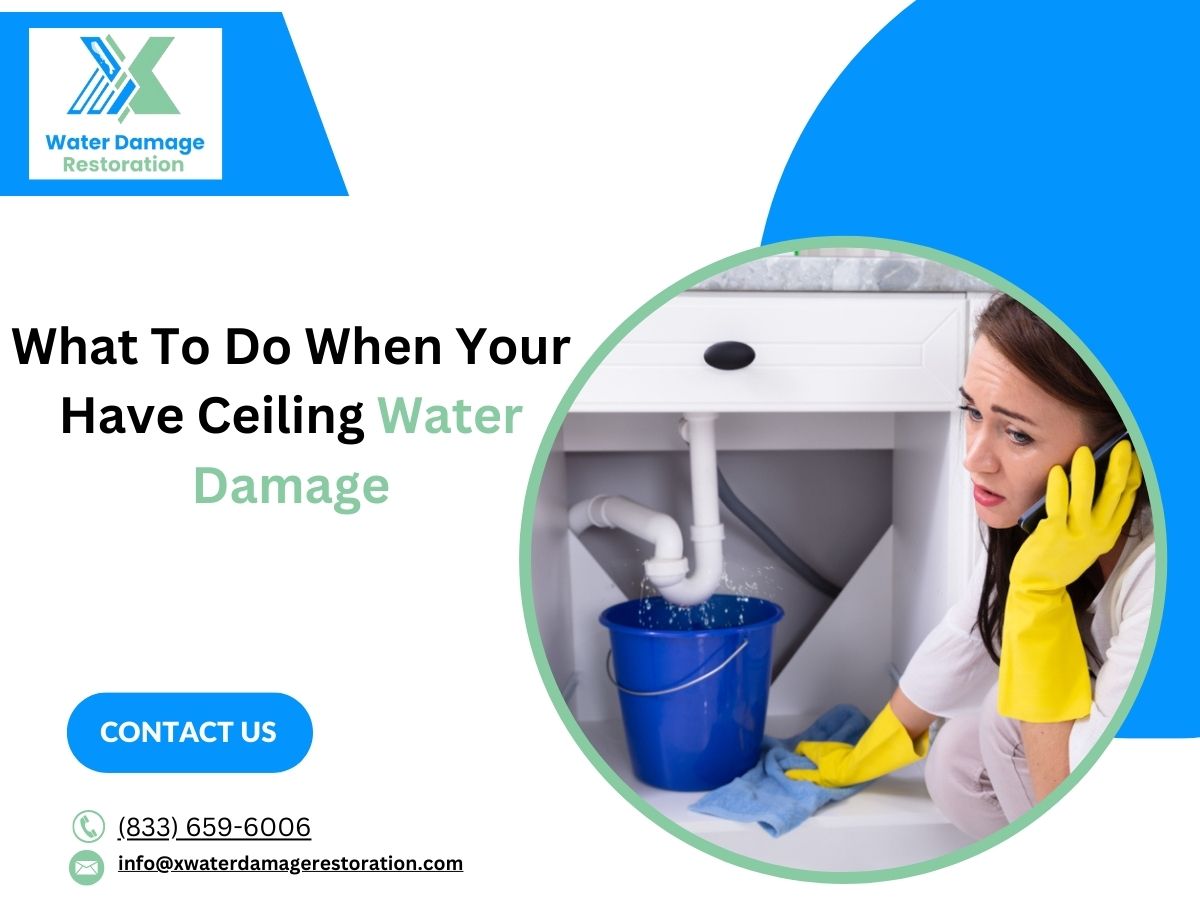 What to Do When Your have ceiling water damage